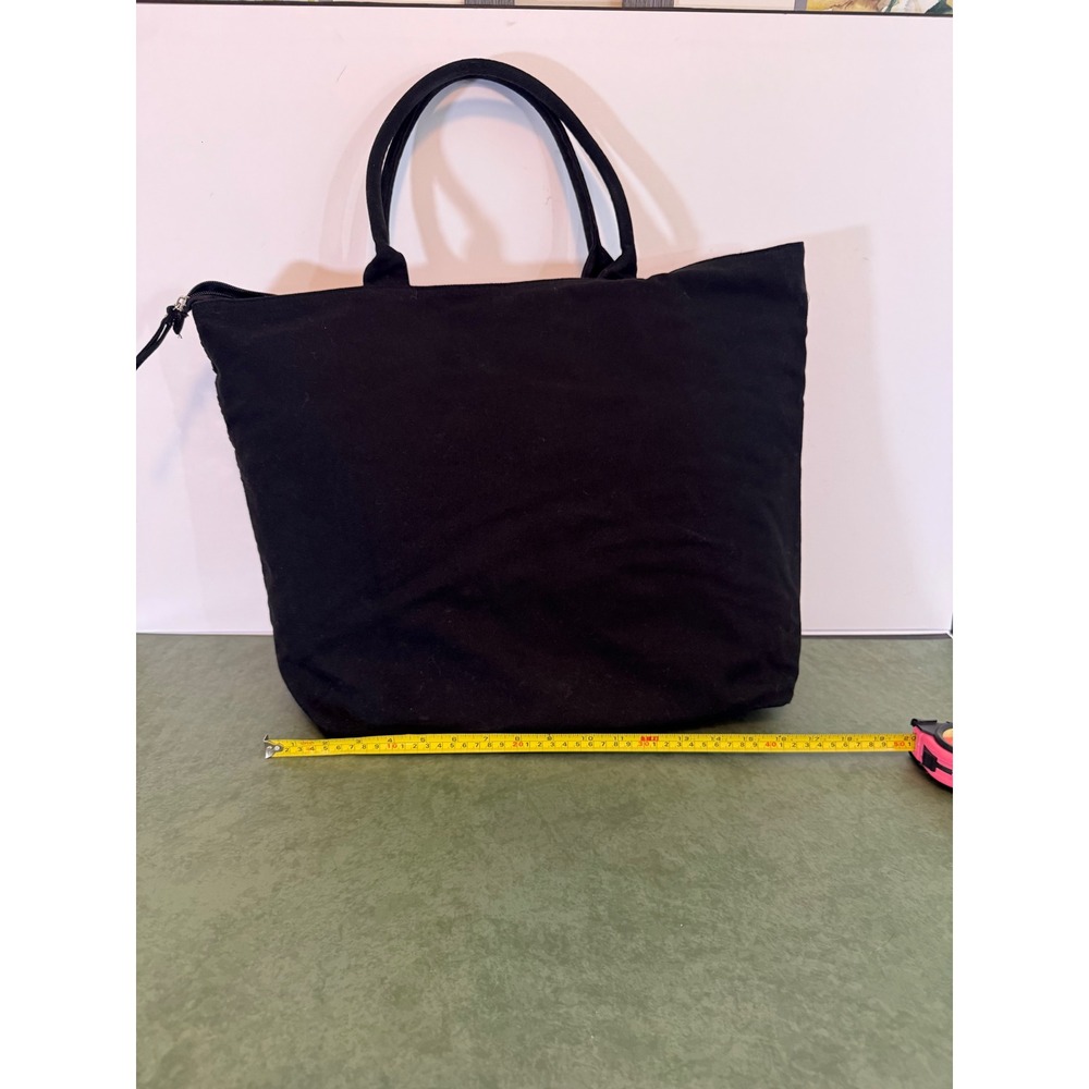 Victoria's Secret Sequin Stripe Tote Bag Pink Silver Black 11063603 - Picture 5 of 8